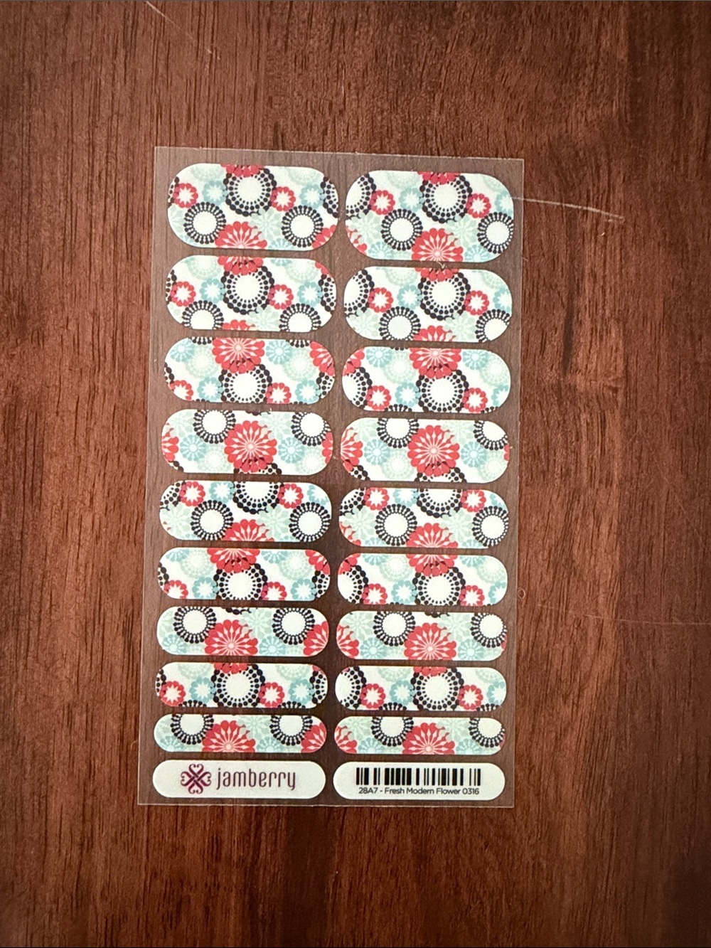 Jamberry Floral Nail Wraps - Fresh Modern Flower